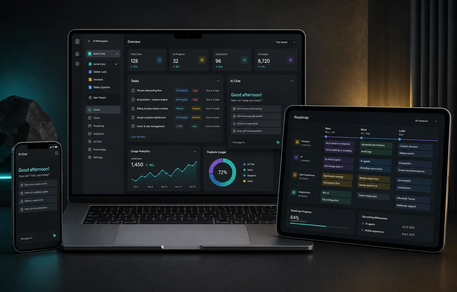 LuminALL Boilerplate – Multi-Tenant AI SaaS Starter Kit