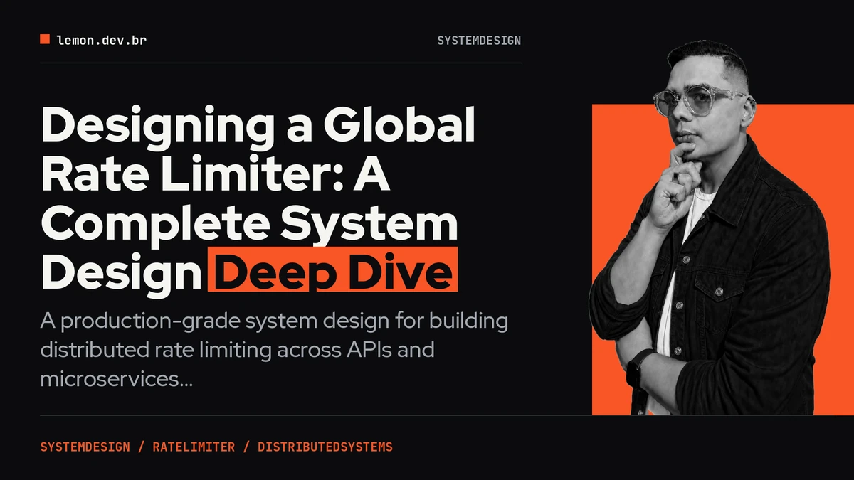 Imagen de portada del artículo: Designing a Global Rate Limiter: A Complete System Design Deep Dive