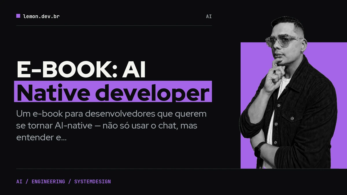 Imagem de capa do artigo: E-BOOK: AI Native developer