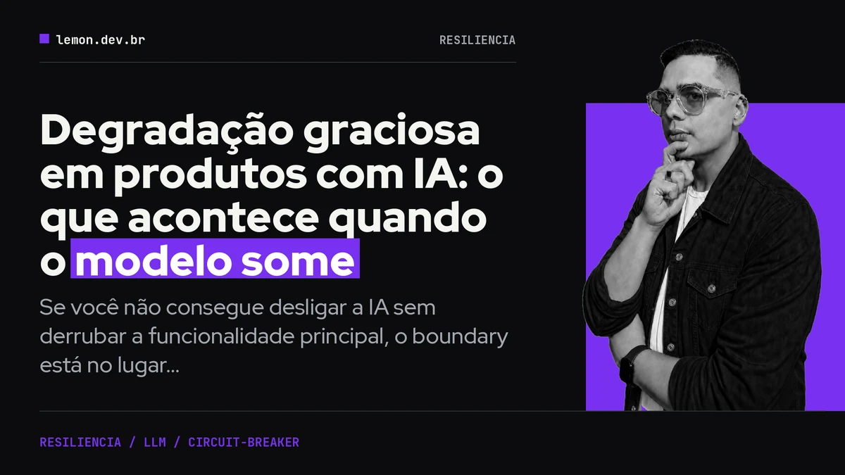 Degradação graciosa em produtos com IA: o que acontece quando o modelo some