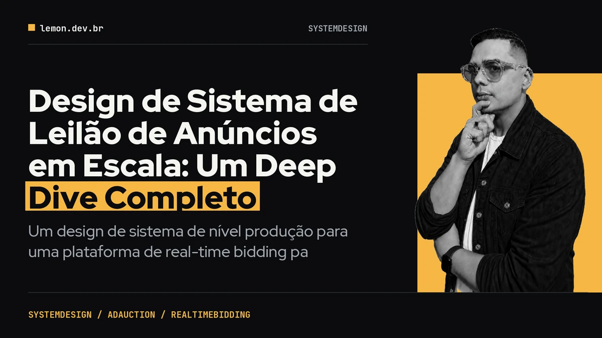 Imagem de capa do artigo: Design de Sistema de Leilão de Anúncios em Escala: Um Deep Dive Completo