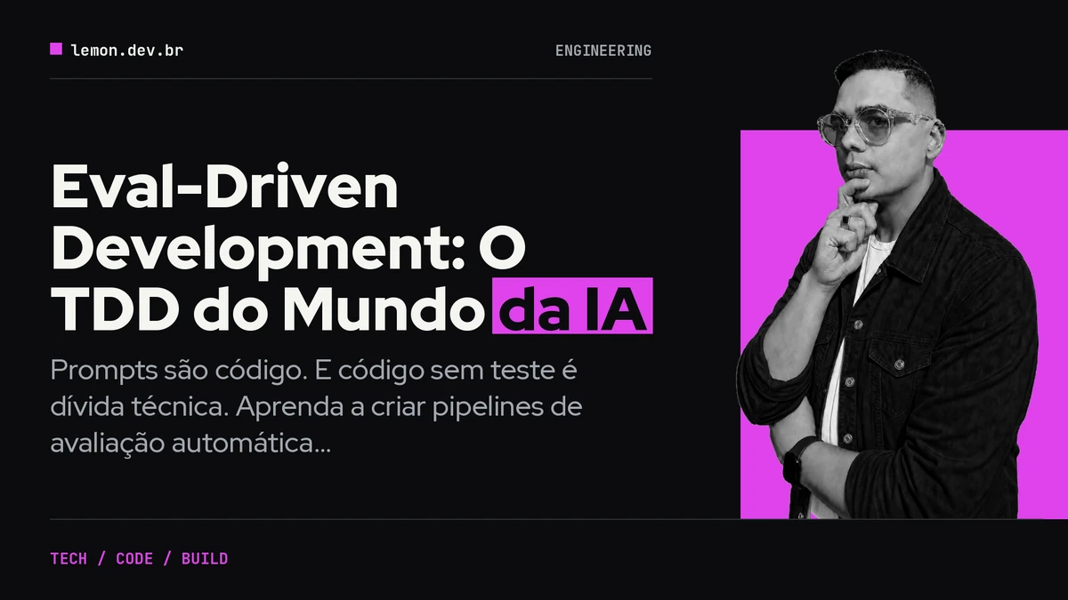 Eval-Driven Development: O TDD do Mundo da IA
