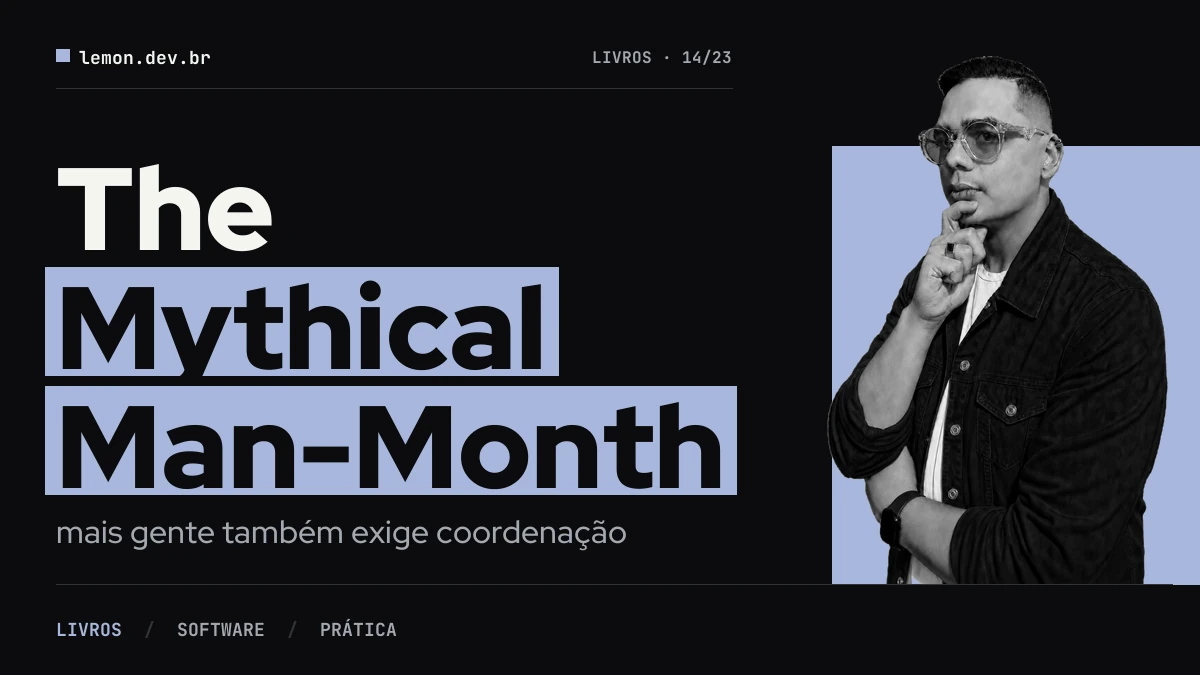 Imagem de capa do artigo: The Mythical Man-Month: mais gente também exige coordenação