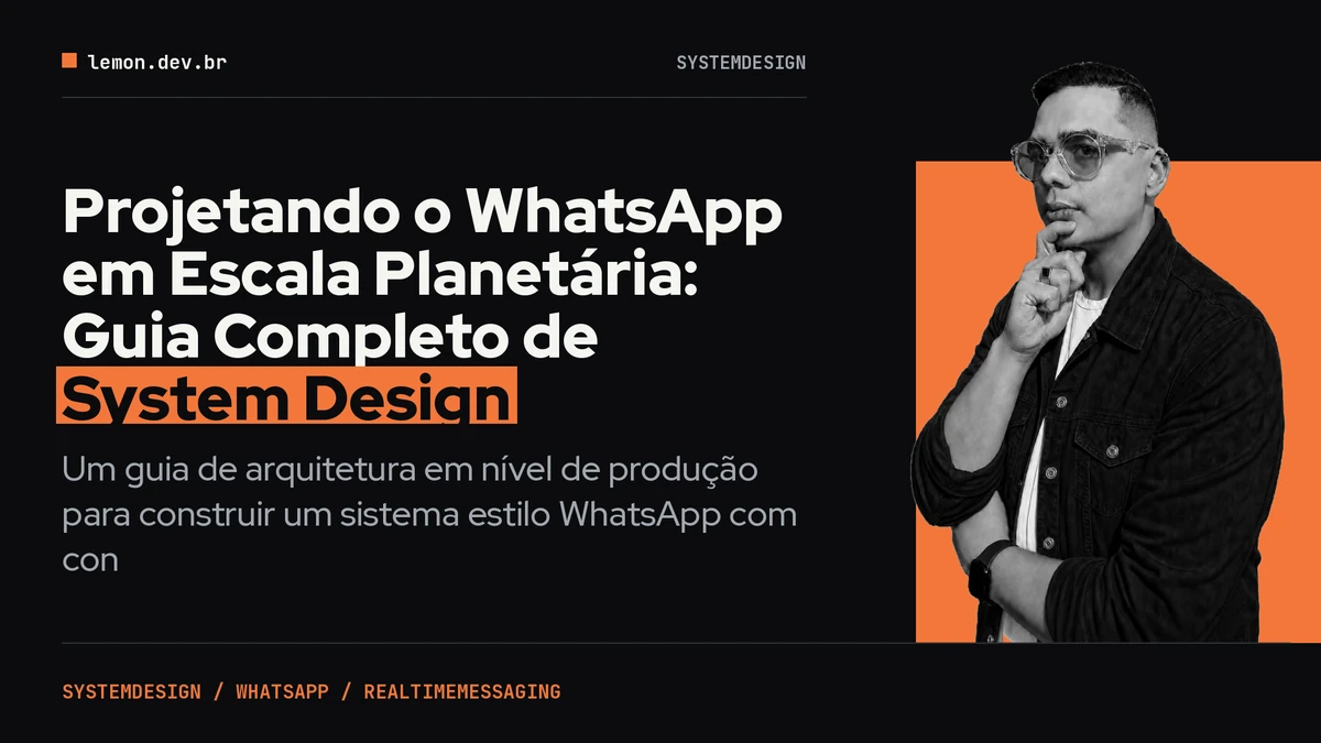 Imagen de portada del artículo: Projetando o WhatsApp em Escala Planetária: Guia Completo de System Design