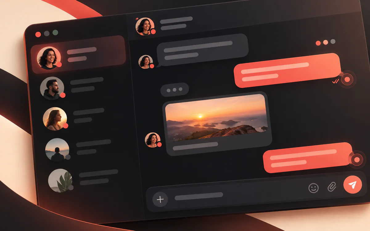 Screenshot of Fire Chat - web development project by Anderson Lima