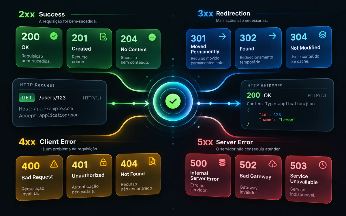 Screenshot of Lemon Http Status Code - web development project by Anderson Lima